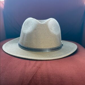 Joywant Tan Sun Hat with Brown Band